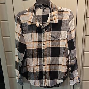 George Monochrome Plaid Shirt